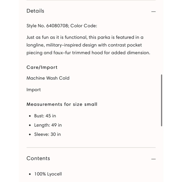 NWT Free People We The Free Farrah Military Parka Long Coat size Small - Picture 4 of 16